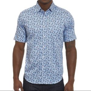 Robert Graham short sleeves floral cotton shirt